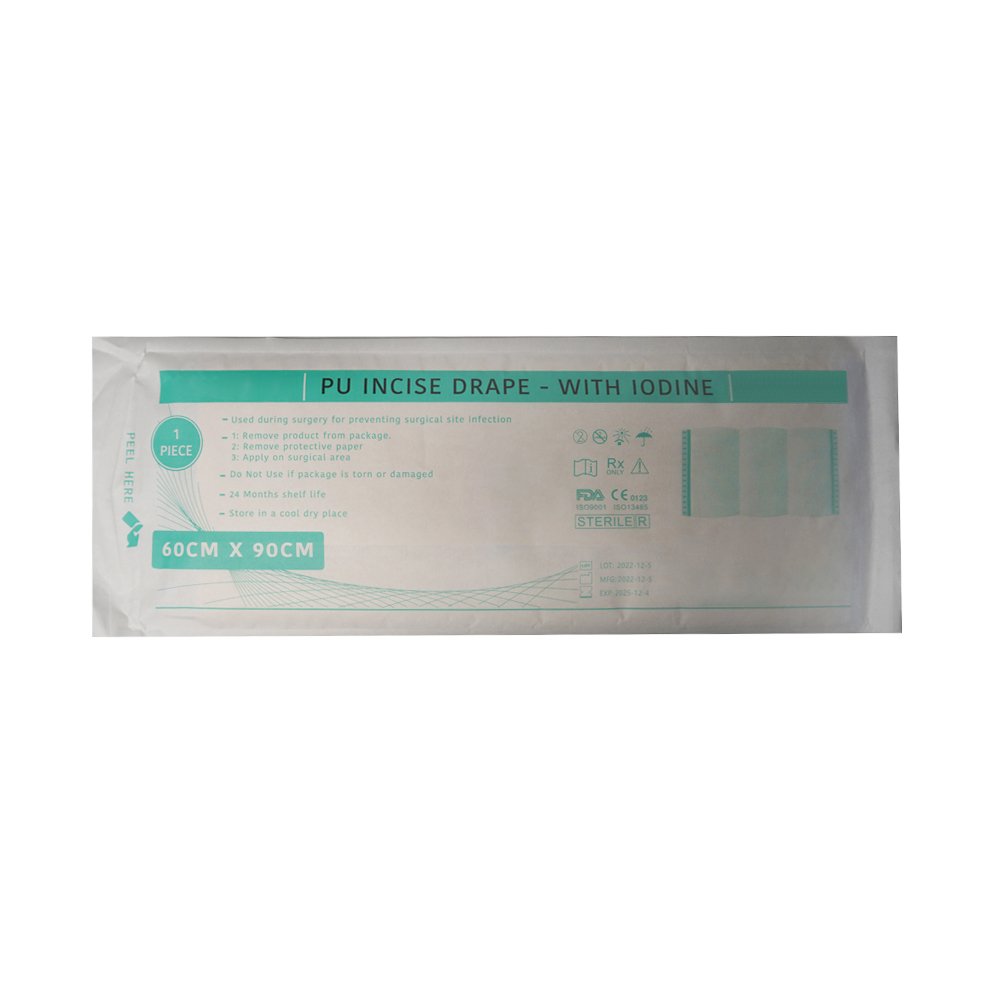 Popular Universal Surgical Drapes Matte PE Adhesive Incise Film Surgery Medical Membrane Antimicrobial PU Incise Drapes