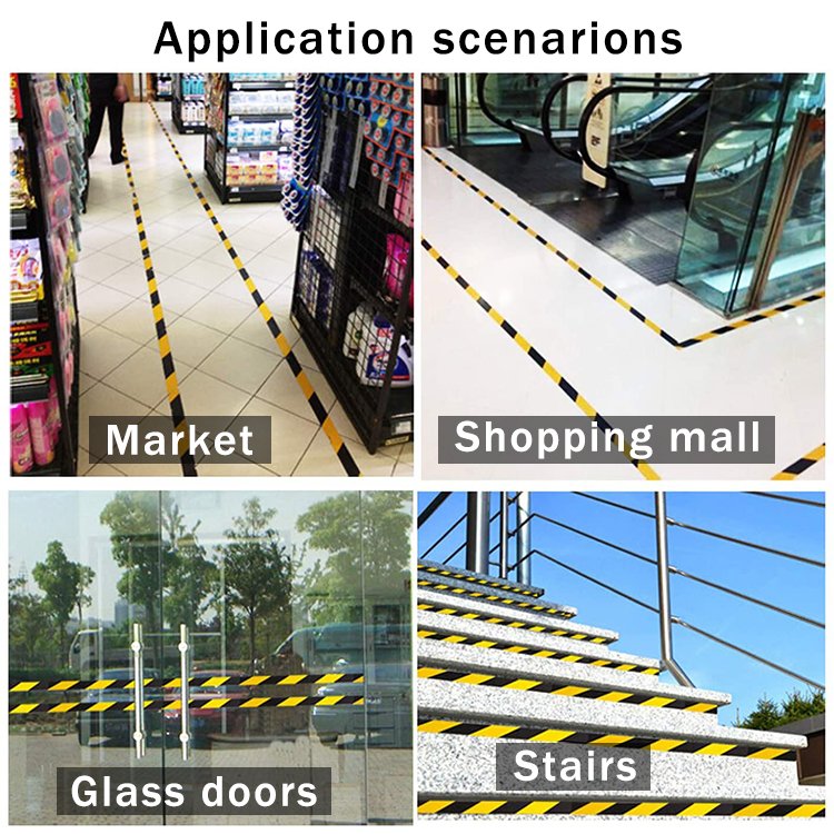 E WIN Waterproof Customize Printed PVC Signal No Adhesion Safety Flagging Barrier Warning Tape