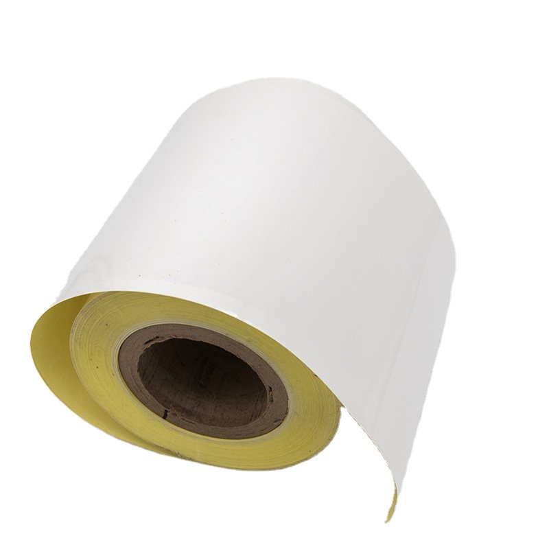 Manufacturer Adhesive Sticker Paper Glossy White Cast Coated Paper Sticker Roll