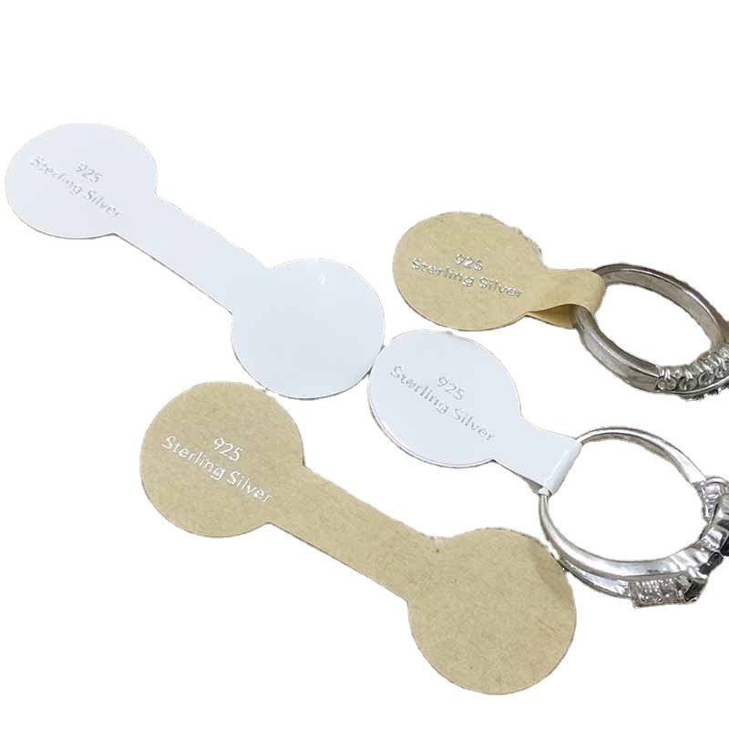 Self Adhesive Paper Price Tags for Jewelry Necklace Ring Price Labels Tags Display Paper Jewellery Price Tags Craft