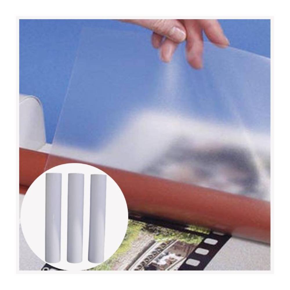 Self adhesive transparent vinyl lamination roll matte paper laminated plastic film