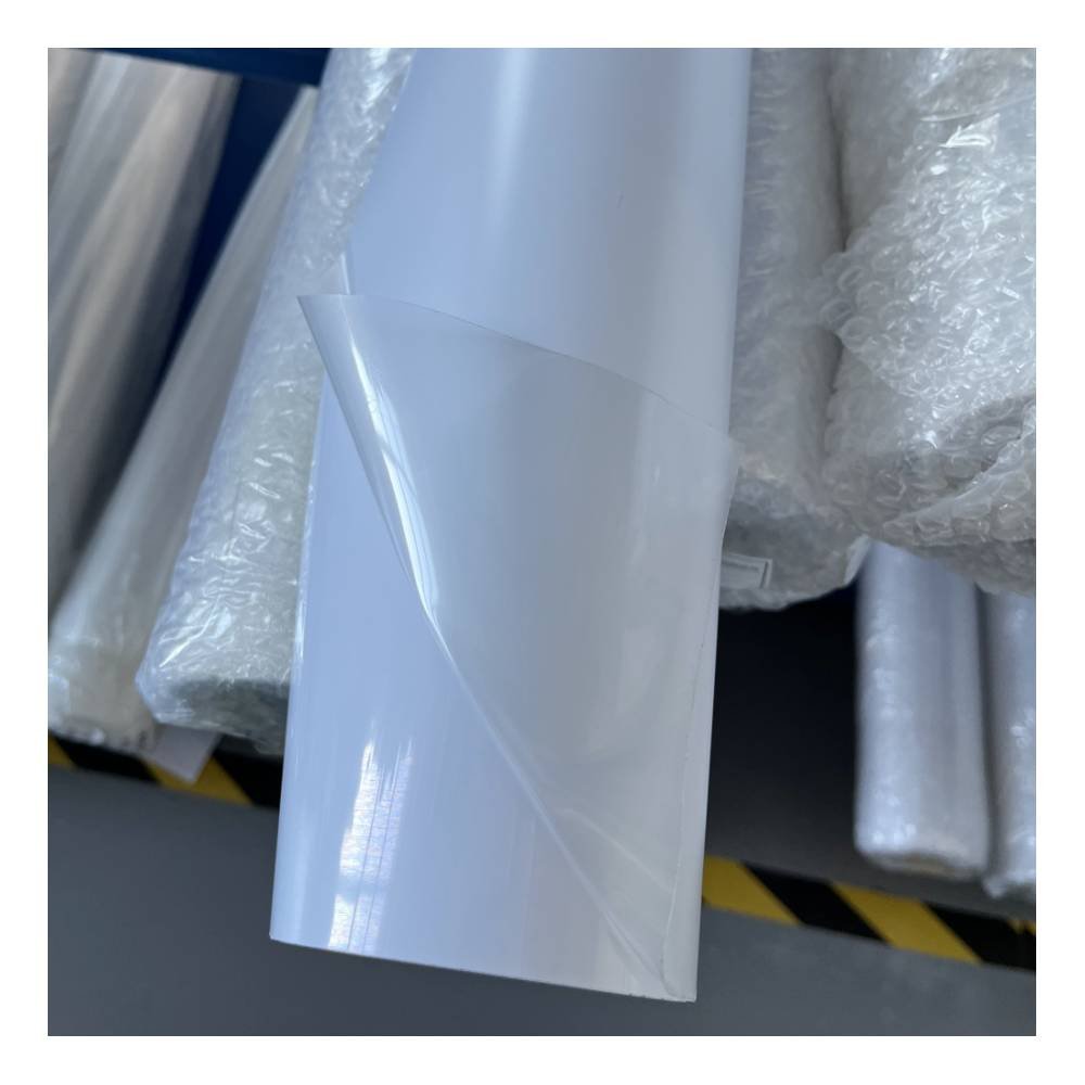 Self adhesive transparent vinyl lamination roll matte paper laminated plastic film