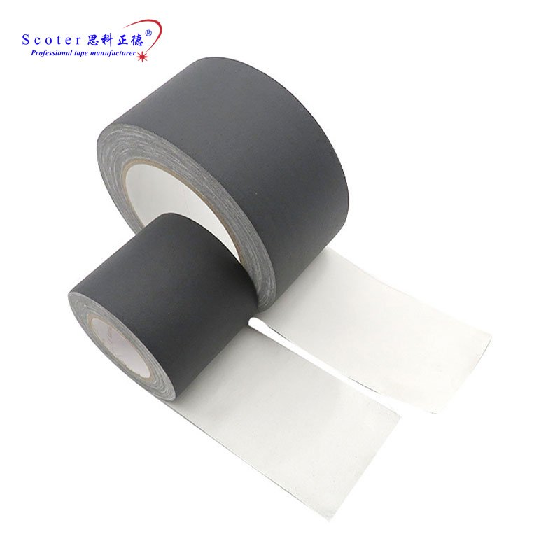 Video Adhesive Easy Tear Single Sided Tape Black Carpet Duct Tape