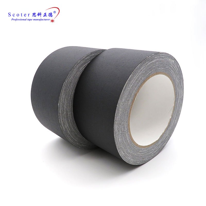 Video Adhesive Easy Tear Single Sided Tape Black Carpet Duct Tape