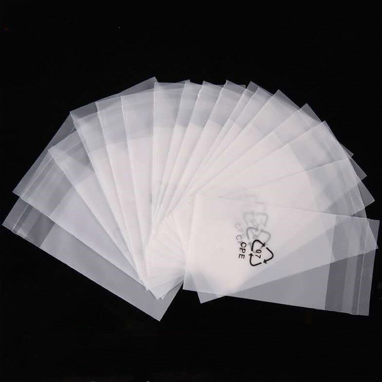 CPE Plastic Bag CPE Adhesive Sealing Bag Soft Touch Packaging Bag for Protecting Battery
