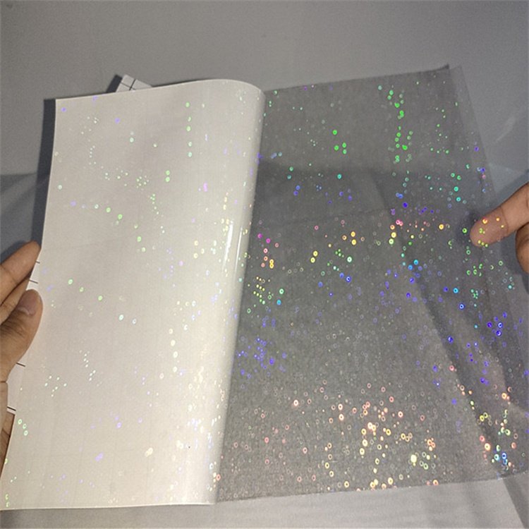 Waterproof BOPP Cold Lamination Film Laminated Sheets A4 Holographic Overlay Cold Lamination Film