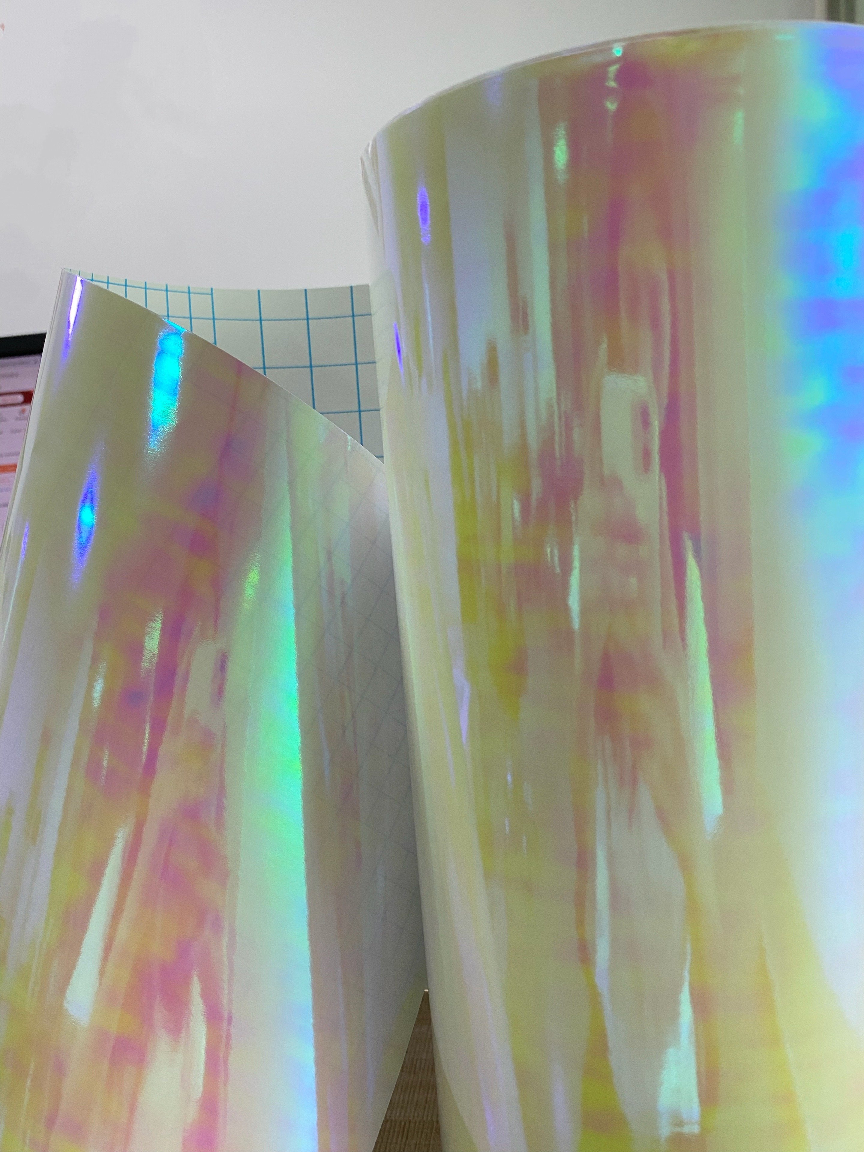 Waterproof BOPP Cold Lamination Film Laminated Sheets A4 Holographic Overlay Cold Lamination Film