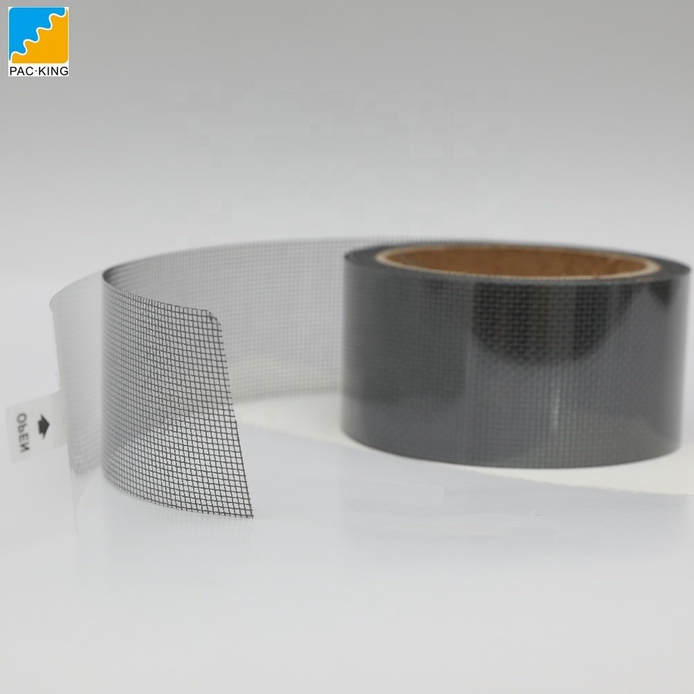 High Quality Strong Adhesive Screen Window and Door Repair Fiberglass Mesh Repair Broken Hole fly Patch Screen Repair Tape