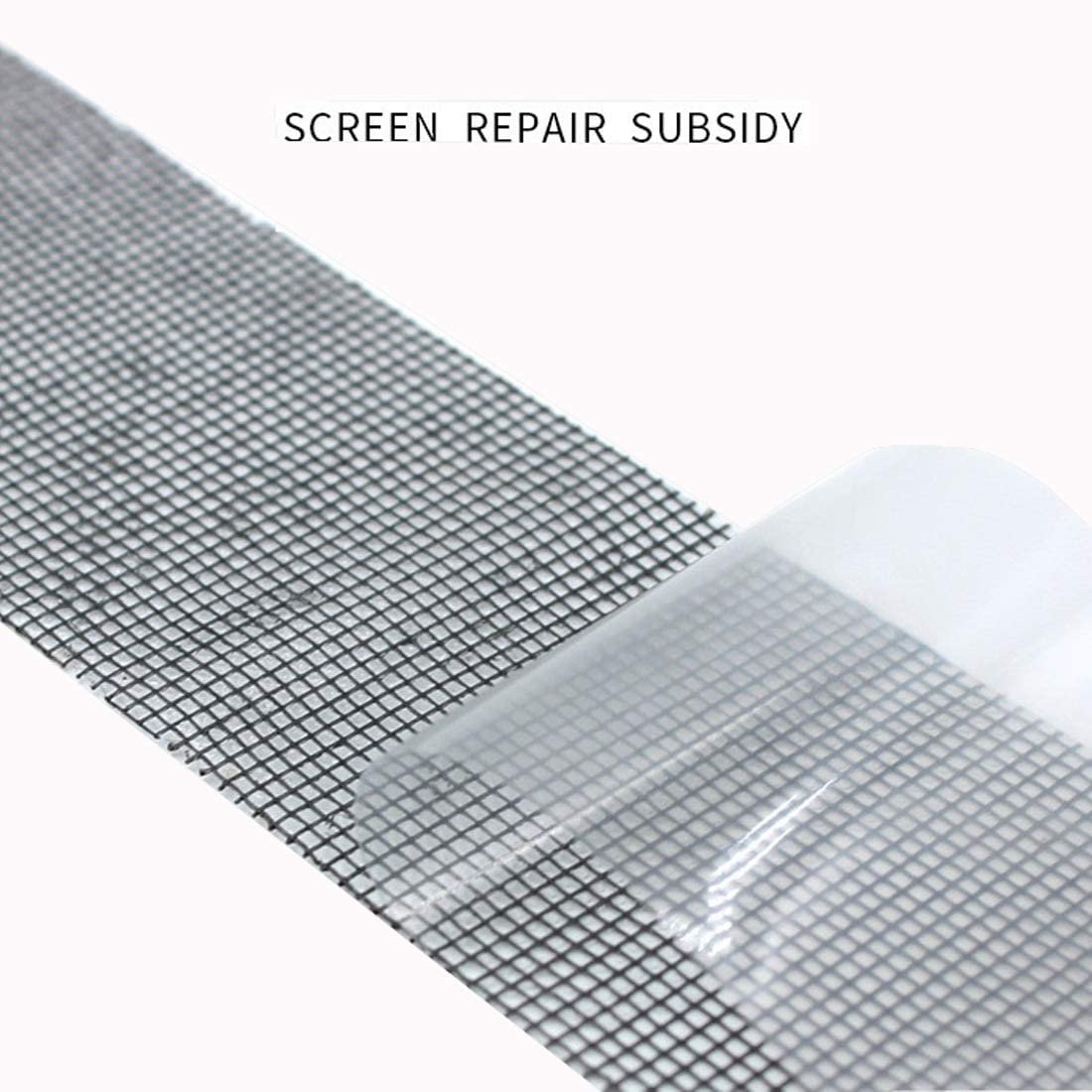 High Quality Strong Adhesive Screen Window and Door Repair Fiberglass Mesh Repair Broken Hole fly Patch Screen Repair Tape