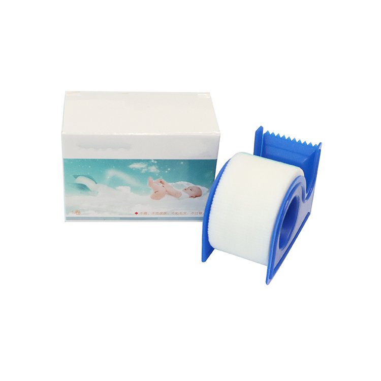 BLUENJOY Best Sell Medical Grade Adhesive Silicone Eyelash Tape Non Woven Silicone Tape
