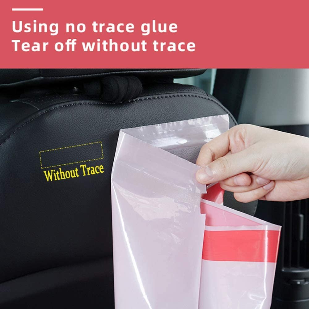 Car Trash Bags self adhesive garbage bag disposable degradation eco-friendly trash storage bags