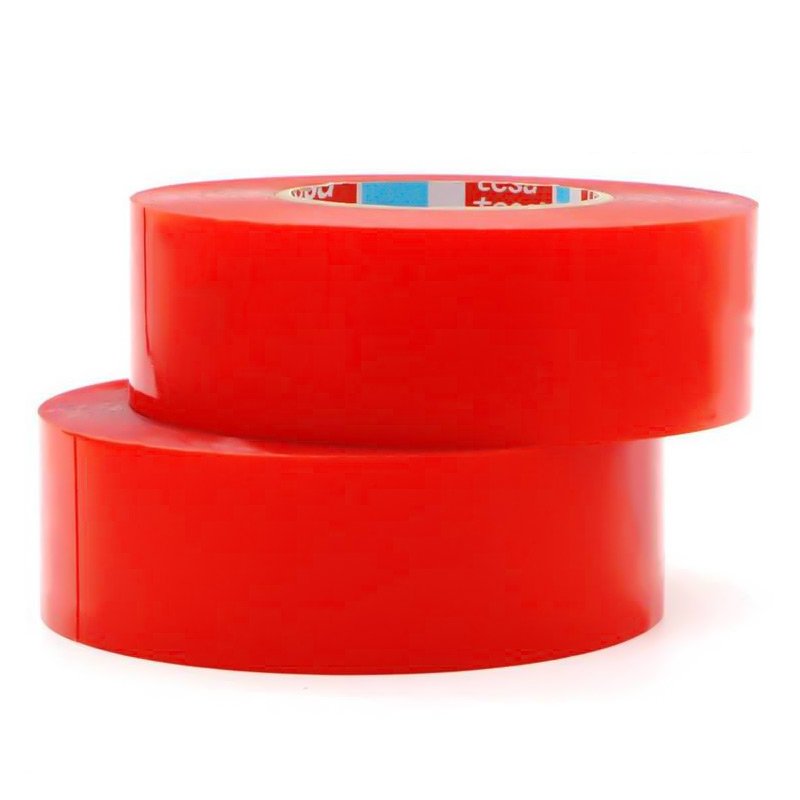Tesa 4965 red polyester film double sided transparent PET film tape Product Features adhesive tape