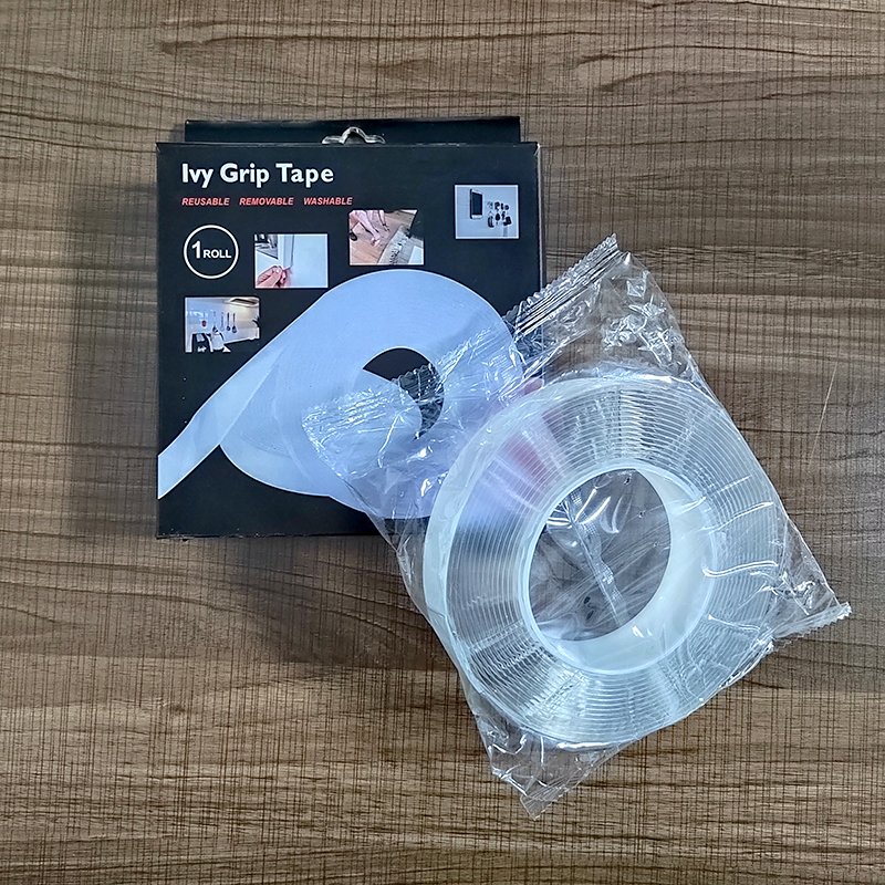 Double Sided Washable Adhesive Tape , Strong Viscosity Self Adhesive Rug Carpet Seaming Gel Transparent Nano Tape
