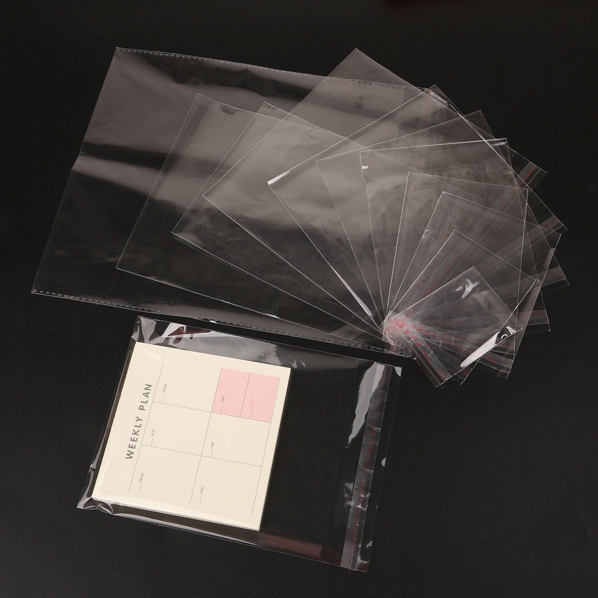 Custom Poly Bag Packaging Clear Plastic Poly Opp Packaging Bags For Candy Lollipop Cookie packing Wedding Party Gift