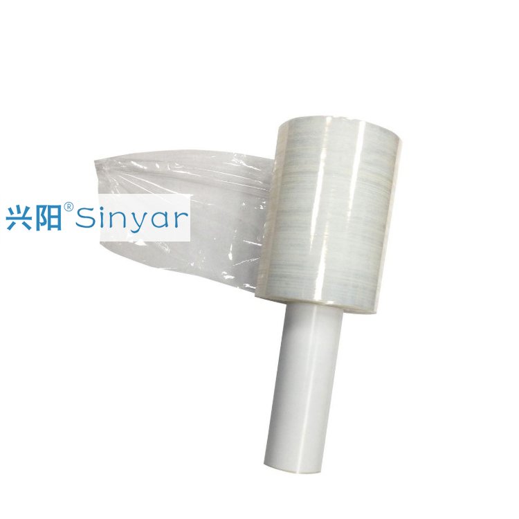 Factory packing material wrapping plastic self adhesive black plastic wrap roll mini stretch film wrapping filmblack 10cm