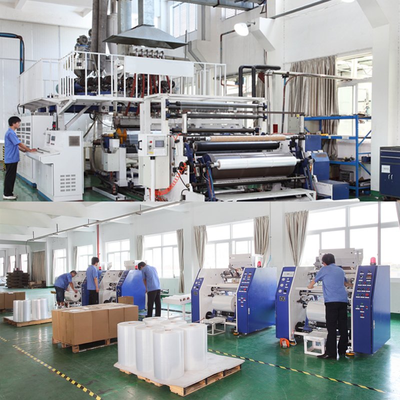 Factory packing material wrapping plastic self adhesive black plastic wrap roll mini stretch film wrapping filmblack 10cm
