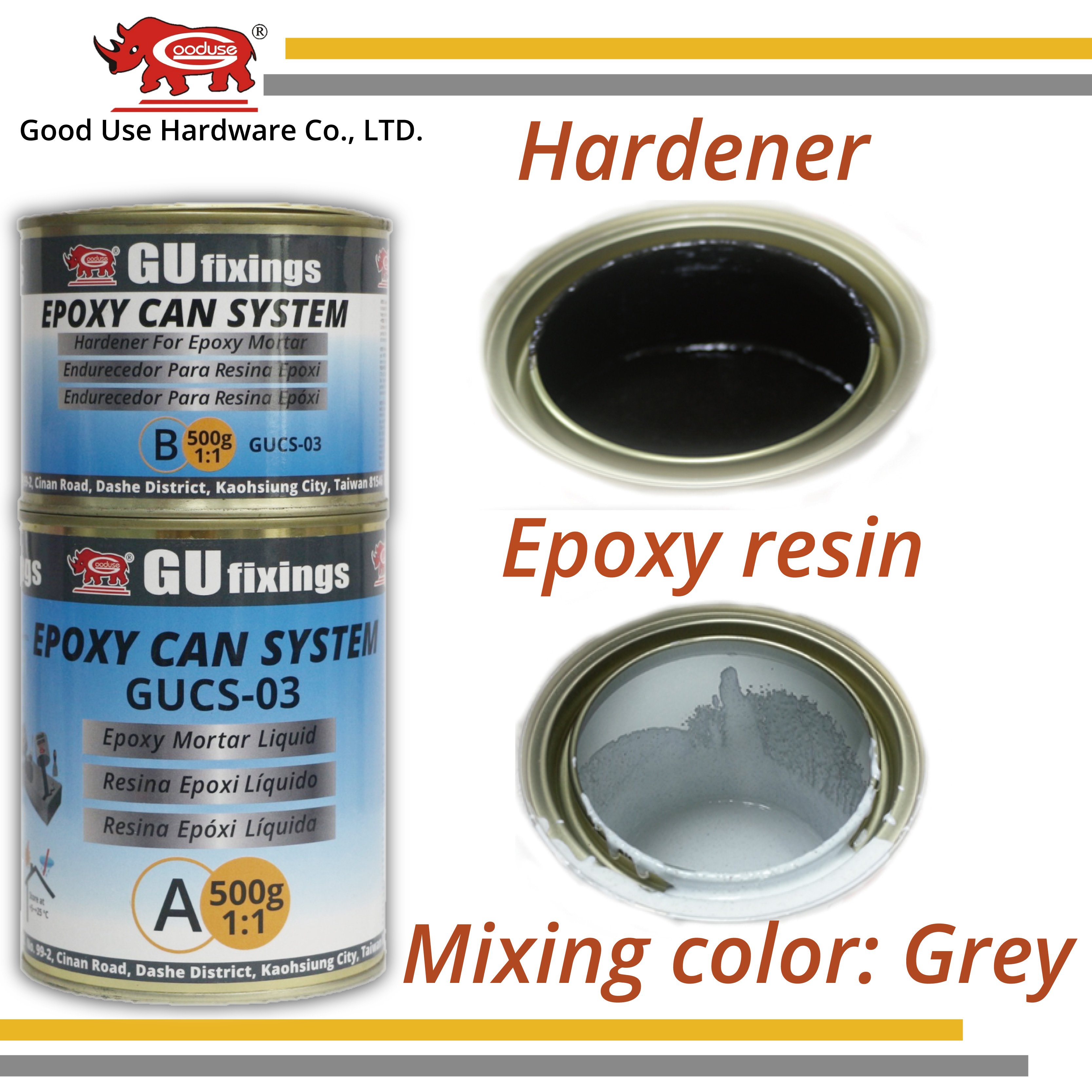 High bonding epoxy liquid adhesive for ceramic tiles and marble floor