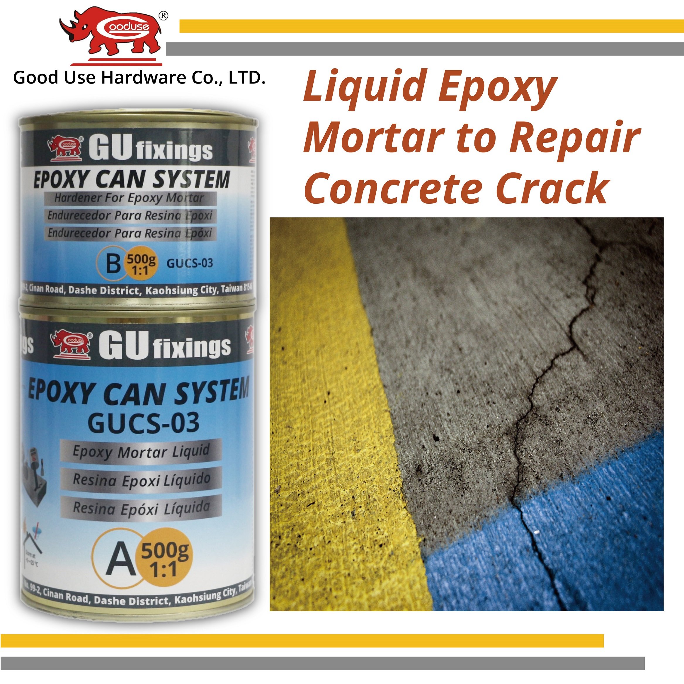 High bonding epoxy liquid adhesive for ceramic tiles and marble floor