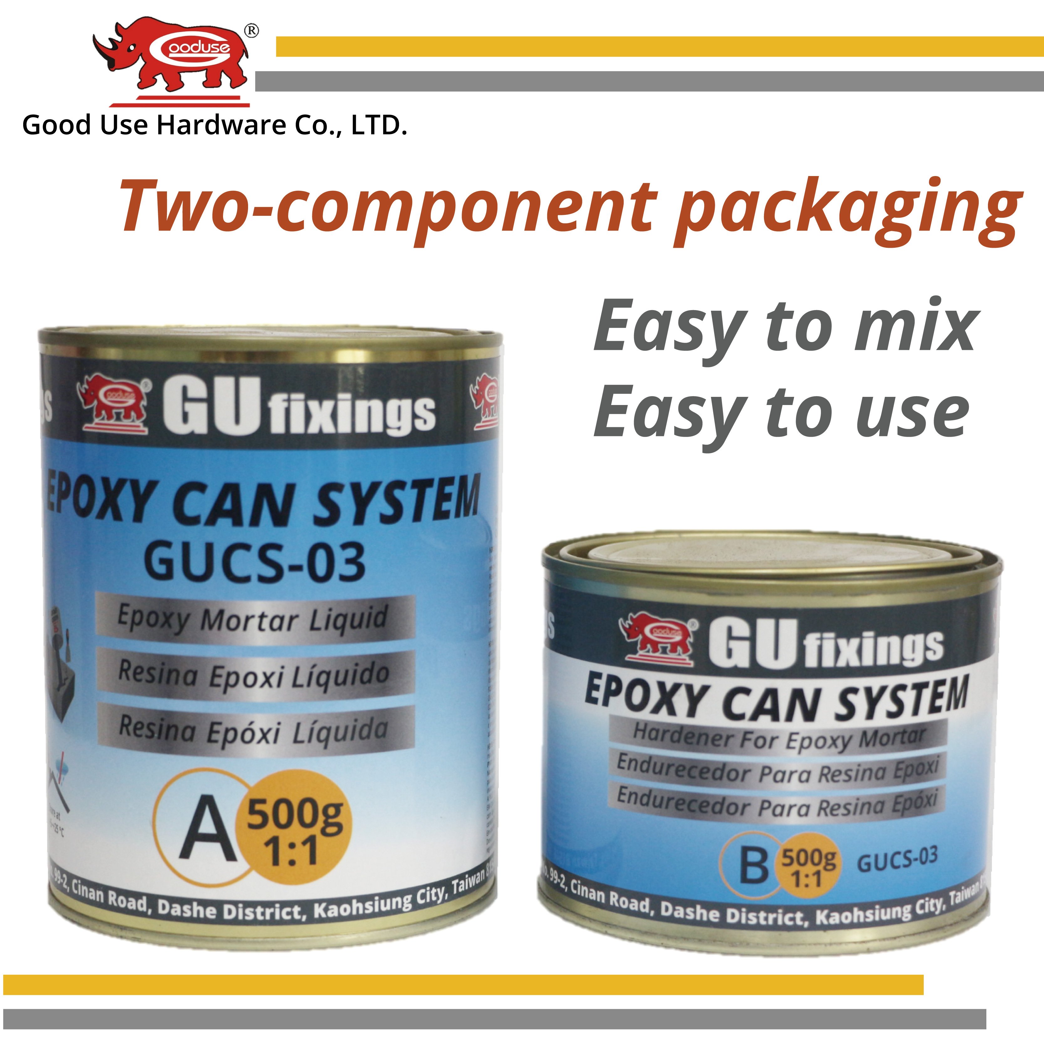 High bonding epoxy liquid adhesive for ceramic tiles and marble floor