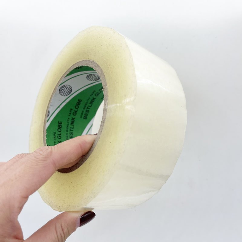 Hot Selling 40mic 48mm 100Y Transparent Bopp Adhesive Tape Clear Packing Tape for Carton Sealing