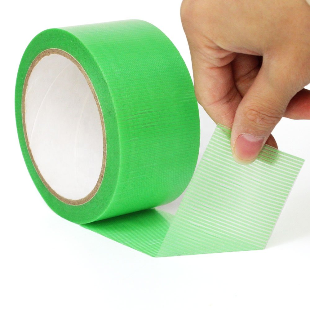1- Recyclable UV Resistant Spray Paint Protection No-Residual Polyethylene Film PE Cloth Masking Self Adhesive Tape