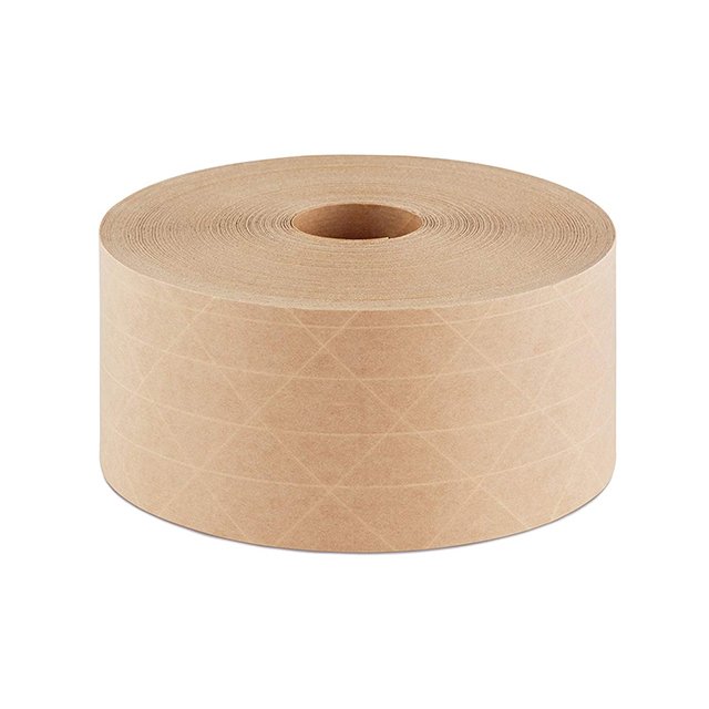 Bailida Fragile Handle with Care Water Activated Gummed Self Adhesive Kraft Paper Tape Waterproof Carton Packing Offer Printing Bailida
