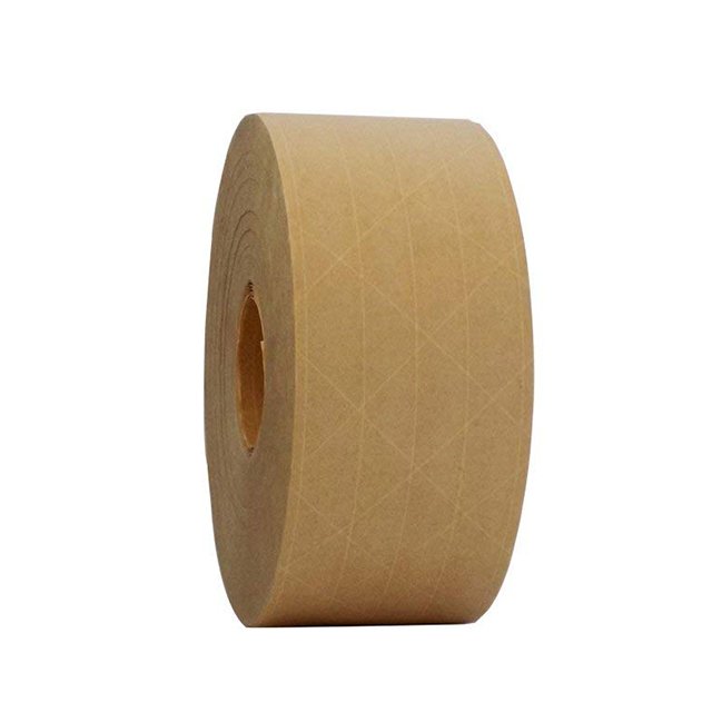 Bailida Fragile Handle with Care Water Activated Gummed Self Adhesive Kraft Paper Tape Waterproof Carton Packing Offer Printing Bailida