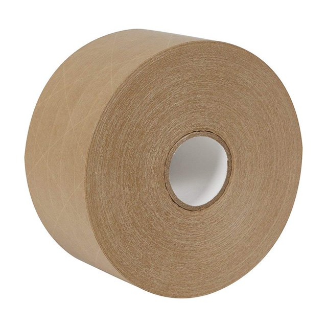 Bailida Fragile Handle with Care Water Activated Gummed Self Adhesive Kraft Paper Tape Waterproof Carton Packing Offer Printing Bailida