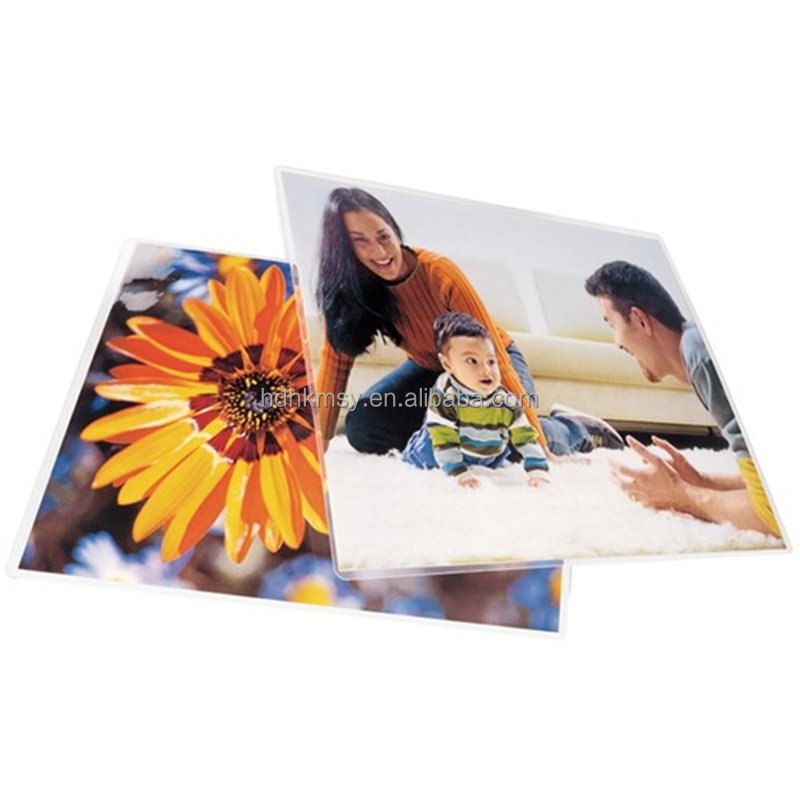 Adhesive glossy transparent PET book lamination sheet film in A3 75mic 100packs