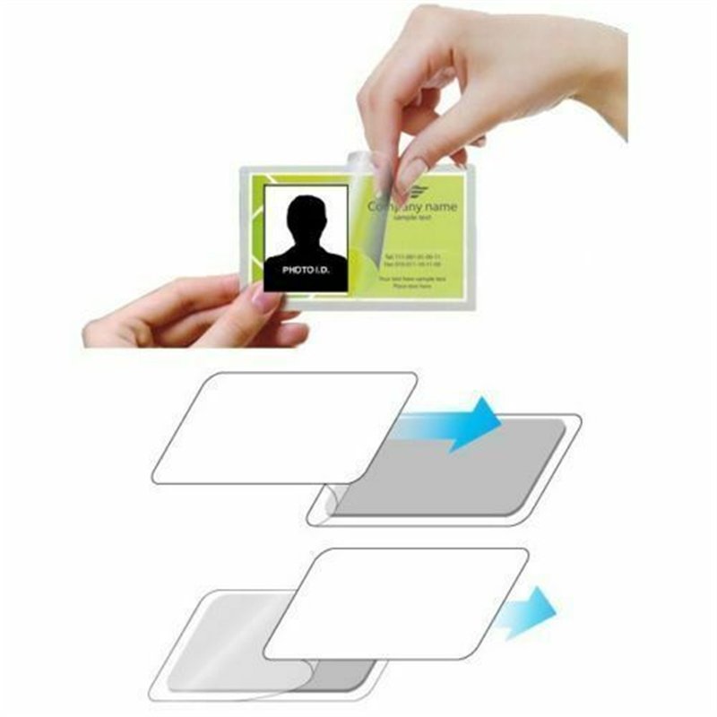 Adhesive glossy transparent PET book lamination sheet film in A3 75mic 100packs