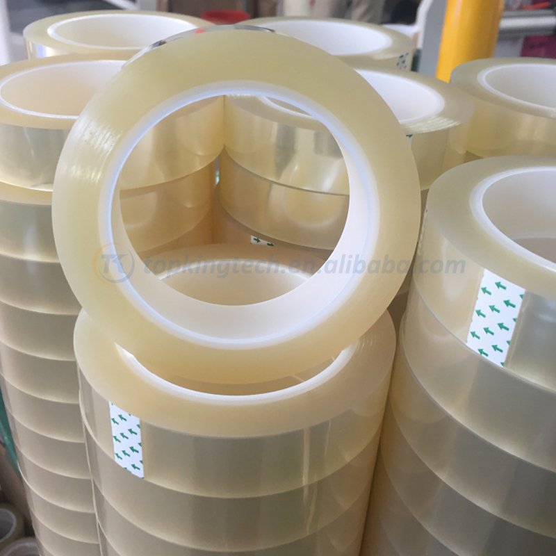 Low MOQ Silicone Clear Heat Resistant Sublimation Tape Strong Adhesive PET Transparent Tape for Sublimation