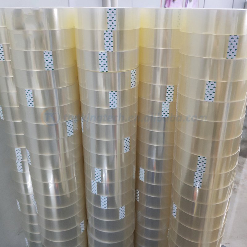 Low MOQ Silicone Clear Heat Resistant Sublimation Tape Strong Adhesive PET Transparent Tape for Sublimation