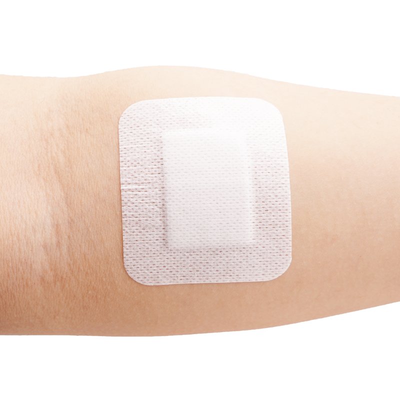 Sterile surgical non-woven wound dressing adhesive occlusive orthopedic wound healing care dressing pad plaster