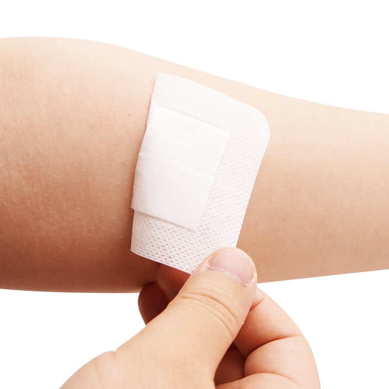 Sterile surgical non-woven wound dressing adhesive occlusive orthopedic wound healing care dressing pad plaster