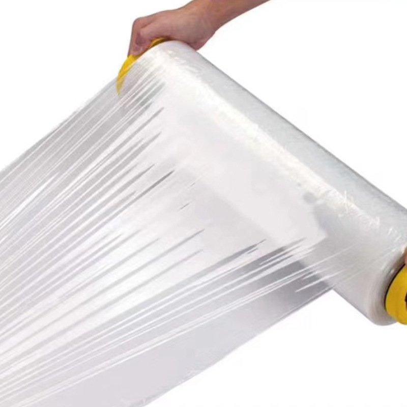 YC Original Packaging Film Lldpe Stretch Film Jumbo Roll Plastic Packaging Film Pallet Wrap Lldpe Stretch