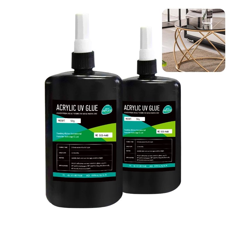 Allplace Uv Curable Adhesives For Metal And Glass Bonding