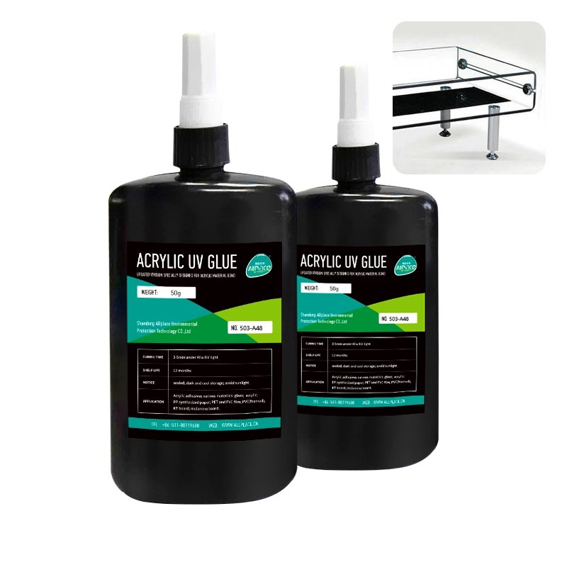 Allplace Uv Curable Adhesives For Metal And Glass Bonding