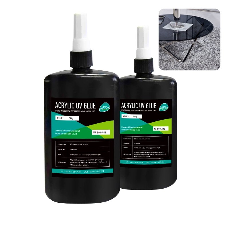 Allplace Uv Curable Adhesives For Metal And Glass Bonding