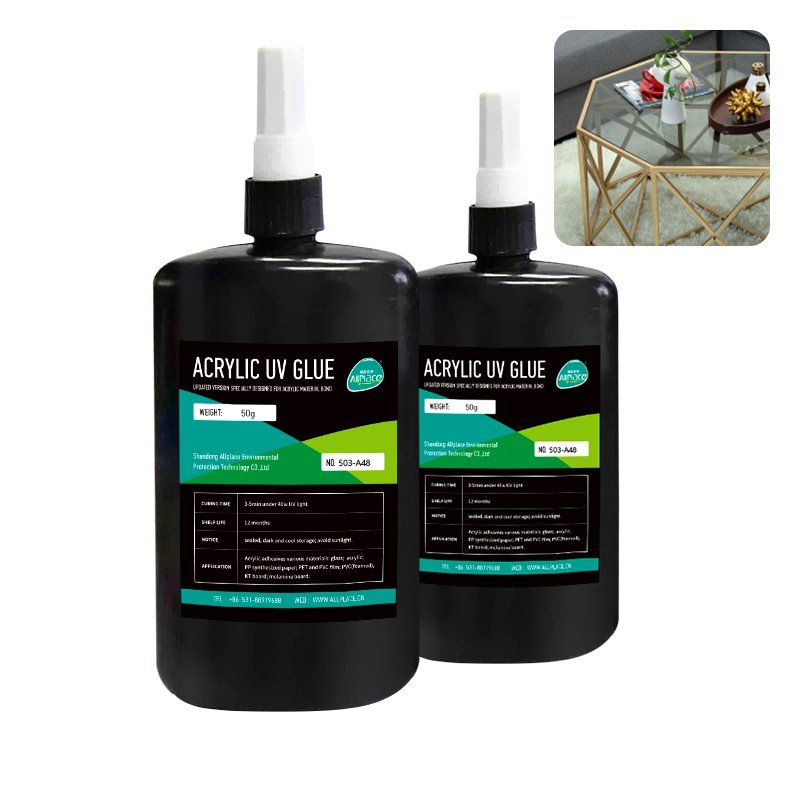 Allplace Uv Curable Adhesives For Metal And Glass Bonding