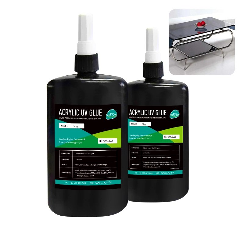 Allplace Uv Curable Adhesives For Metal And Glass Bonding