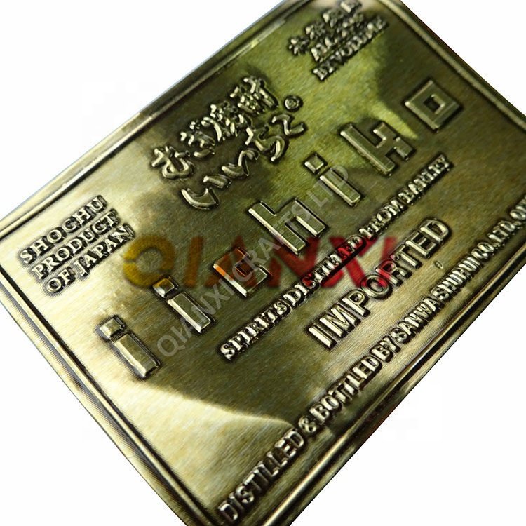 Stable Quality Embossed Gold Wine Label Waterproof Adhesive Sticker Private Label Sticker Logo Wine Bottles Perfume