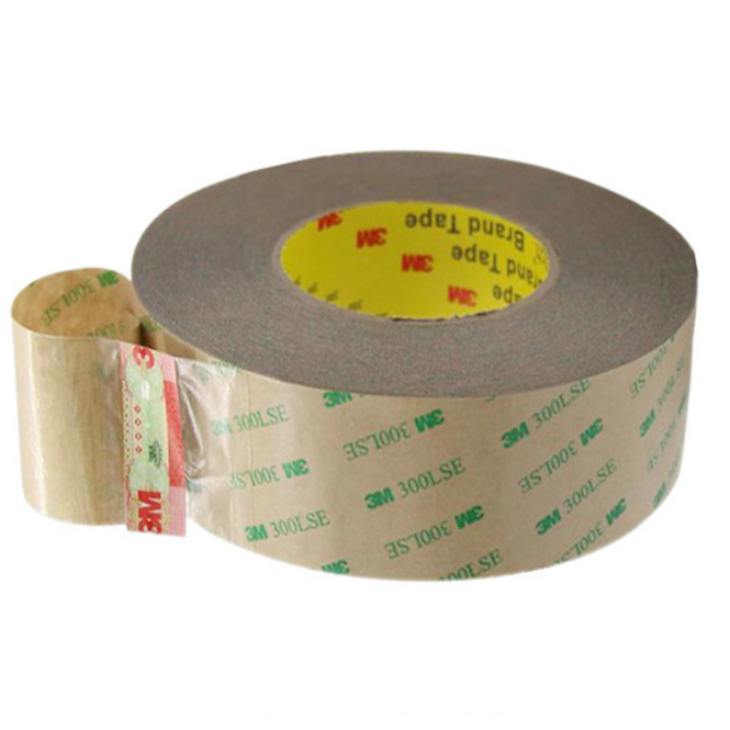 Custom 300LSE 9495LE clear pet double sided adhesive tape 0.17mm adhesive transfer tapes for electronic component