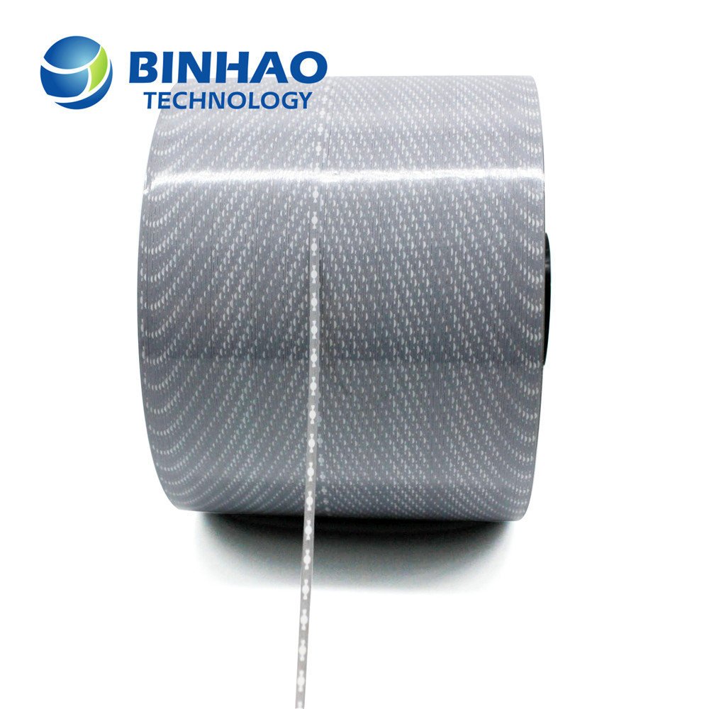 Custom Single Sided BOPP Adhesive Tape Hot Melt Acrylic Cigarette Tobacco Box Packaging Food Packaging Tear Tape