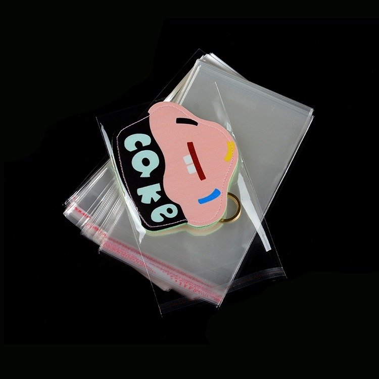 Custom Logo Clothing Clear Package Plastic Opp Bag Self Adhesive Transparent Plastic Wrap Packing Opp Poly Gift Bag For Parcels