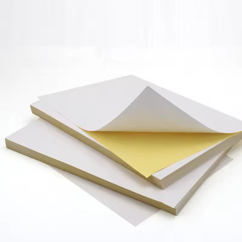 Mirrorkote Cast Coated Semi Mirror Glossy Paper Self Adhesive Label Sticker Paper in Sheet Size of 70x100cm for Printing Factory