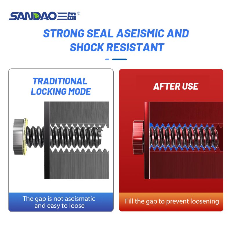 Good Quality Red Silicone Rubber Fixing Glue Electronic Fixed Red Glue Thread Adhesive Thread Locker