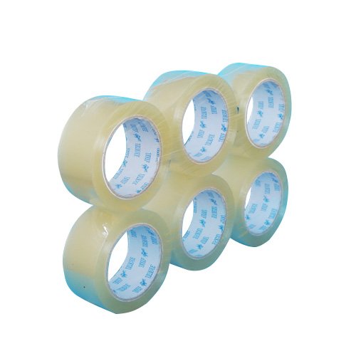 High quality adhesive tape packaging boxes Factory price package tape with logo Low MOQ transparent packing tape 2 x 40 yds