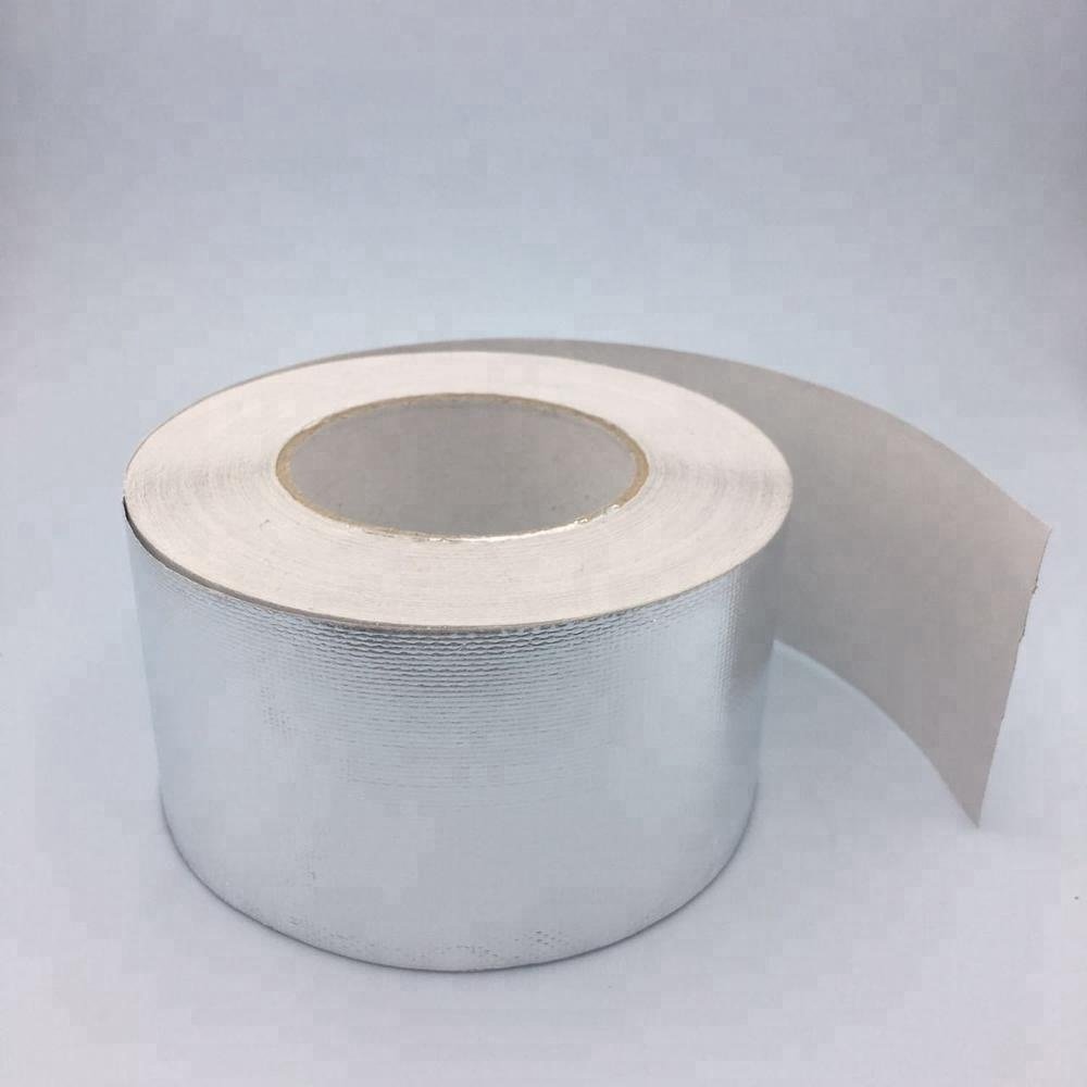 HAVC Acrylic Adhesive Backed Aluminum Foil Fiberglass Cloth Tape
