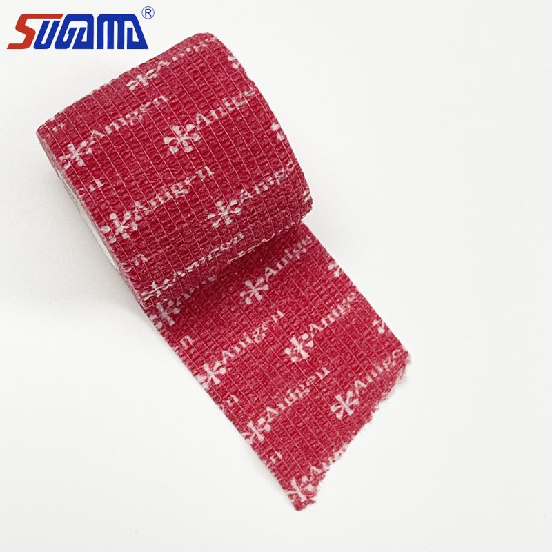 high quality elastic medical self adhesive bandage wrap cohesive bandage