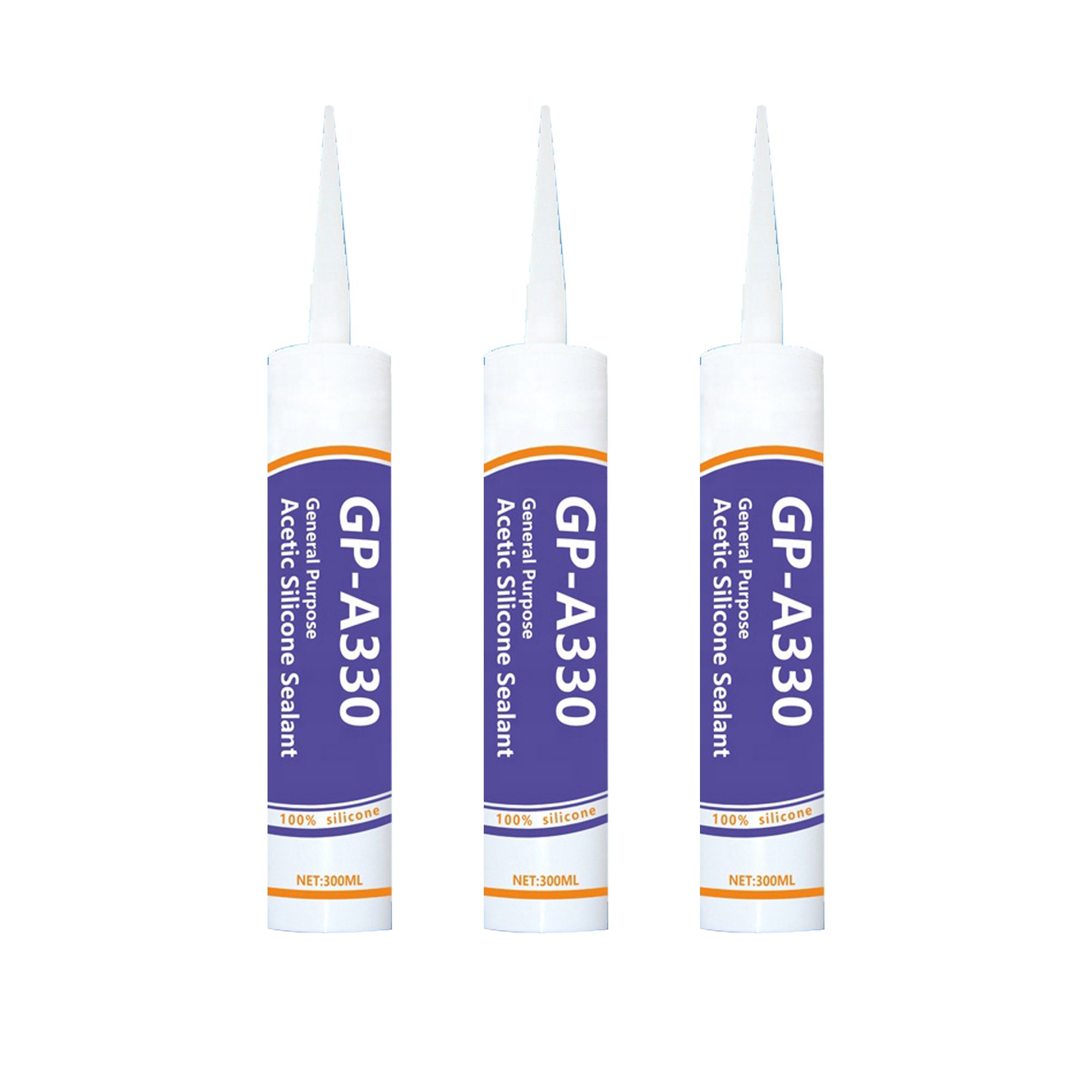 Sealants adhesives acid cure silicone sealant waterproof silicone glue OEM price quick drying advanced adhesive